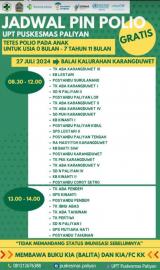 Jadwal PIN POLIO