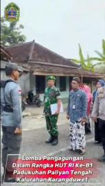 Semarak Lomba Pengagungan Tingkat Kapanewon Paliyan, Padukuhan Paliyan Tengah Jadi Sampel Kalurahan 